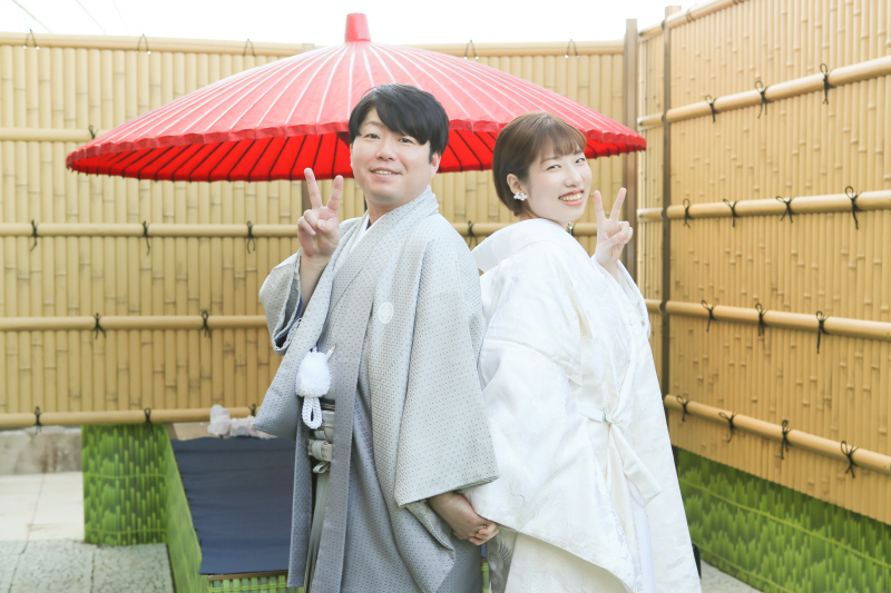 最後はピース☆