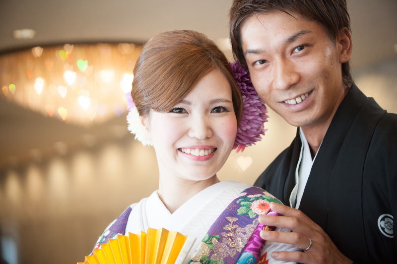 お二人の笑顔が素敵です