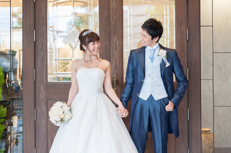 自然な雰囲気でにっこり