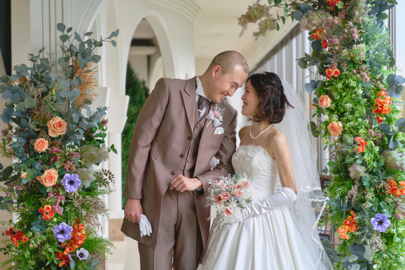 お花に囲まれて♡