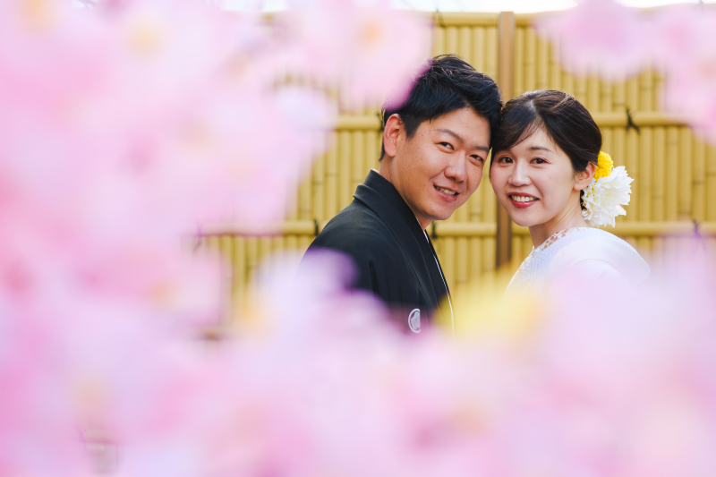 桜に囲まれて♡