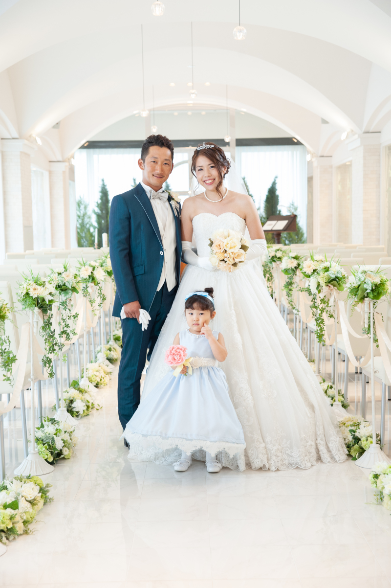 お子様も一緒のフォトウェディング