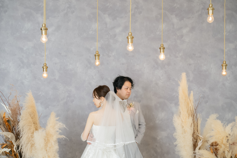 背中合わせで印象を変えて