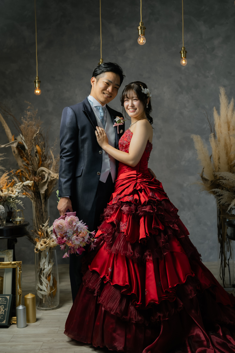 お二人らしい、自然な笑顔で♡