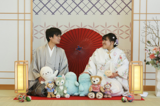 オリジナルでふたりらしさを♡和装前撮り