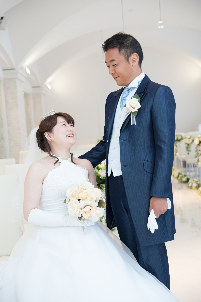 優しいご新郎様と和やかに談笑