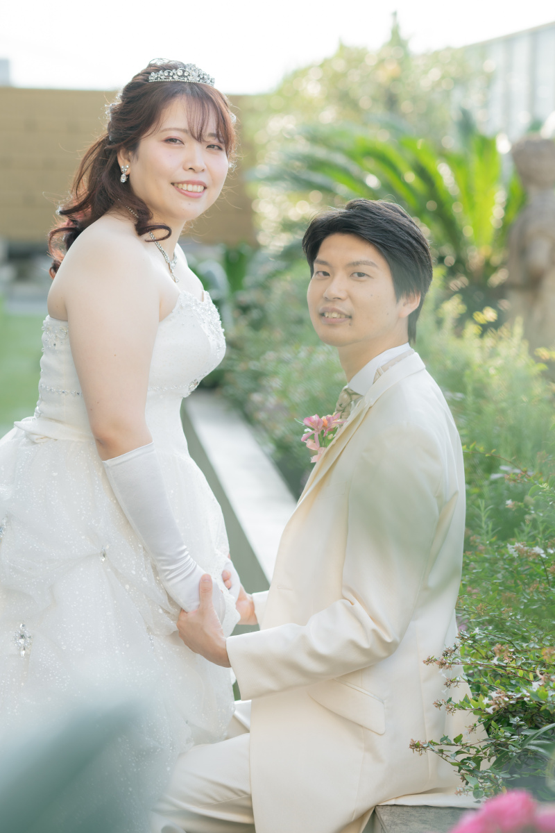 テラスガーデンで