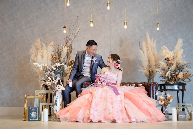 公園へ出発前にスタジオでも撮影！