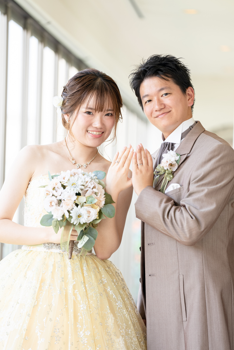 おふたりだけの記念写真も