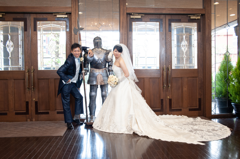 甲冑と一緒に★