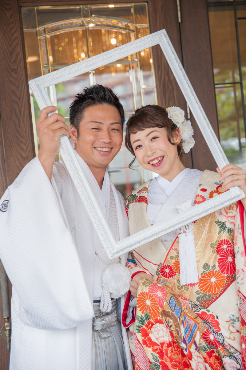 フレームを持ってキュートに