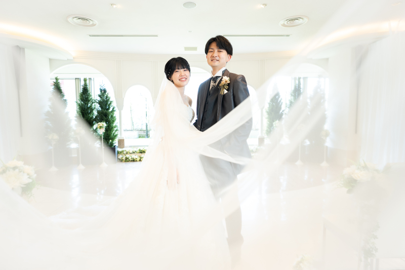 ベールを使ったお写真