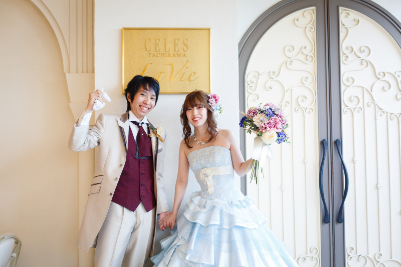 手つなぎショット