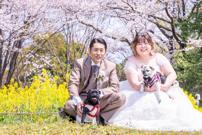 ワンちゃんと♡