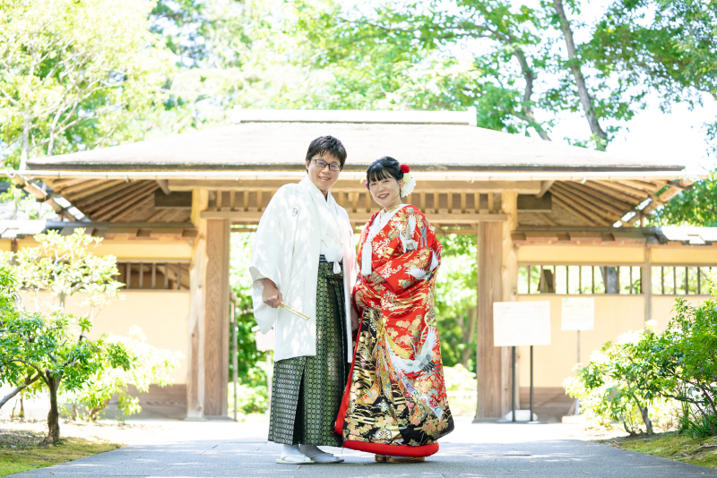 日本庭園でロケーション撮影へ