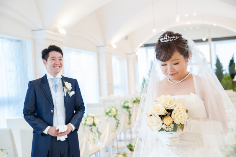 ウェディングドレスから