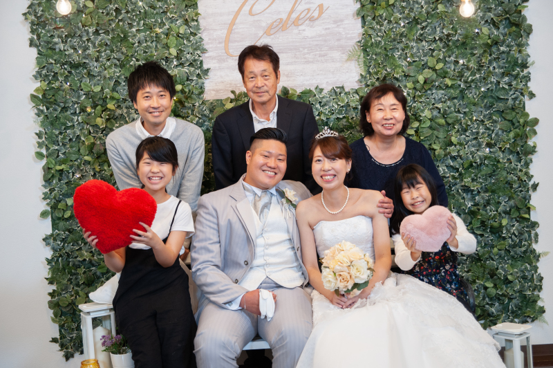 【館内ロケーション撮影】家族と一緒にマタニティーフォトウェディング☆