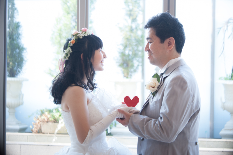 ハートを渡して❤