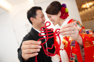 【館内ロケーション撮影】寿❤和装も洋装も可愛い！フォトウェディング２着プラン！！