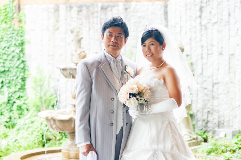 【館内ロケーション撮影】屋外の撮影も可能!館内ロケーションフォトウェディング