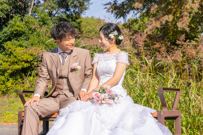 大切な思い出のベンチで