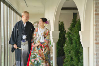 和装&洋装　笑顔溢れるおふたりらしい撮影♫