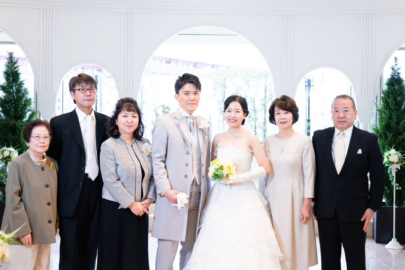 ご家族様からお二人へプレゼント