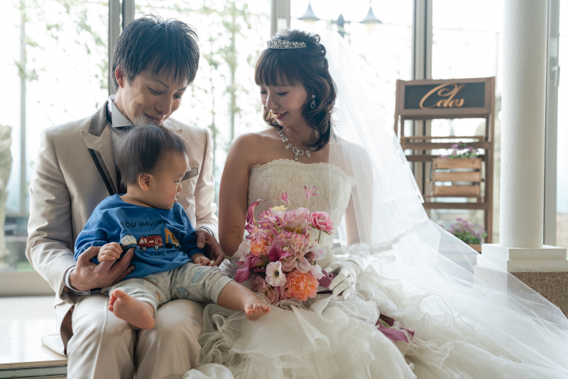 お子さんとファミリーフォト♡洋装スタジオプラン