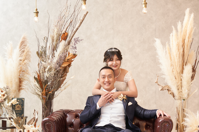 洋装1点データ付プラン　優しい笑顔がとても素敵なお二人❤