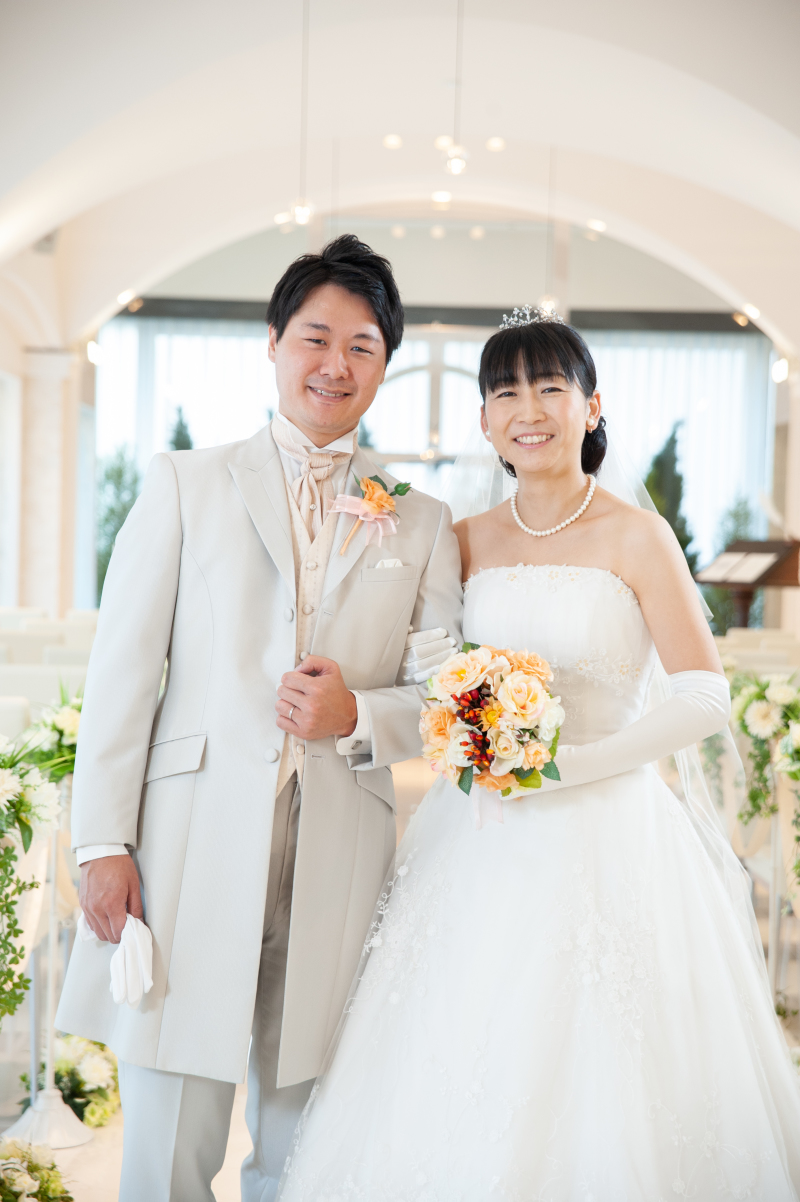 ウェディングドレスから