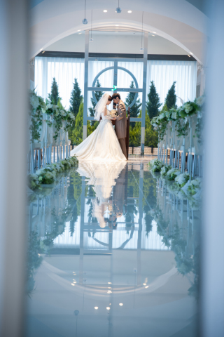 【館内ロケーション撮影】本物のチャペルで撮影！幻想的なフォトウェディング☆