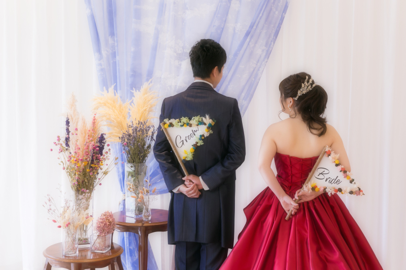 お色直しは自分が好きな色を♡