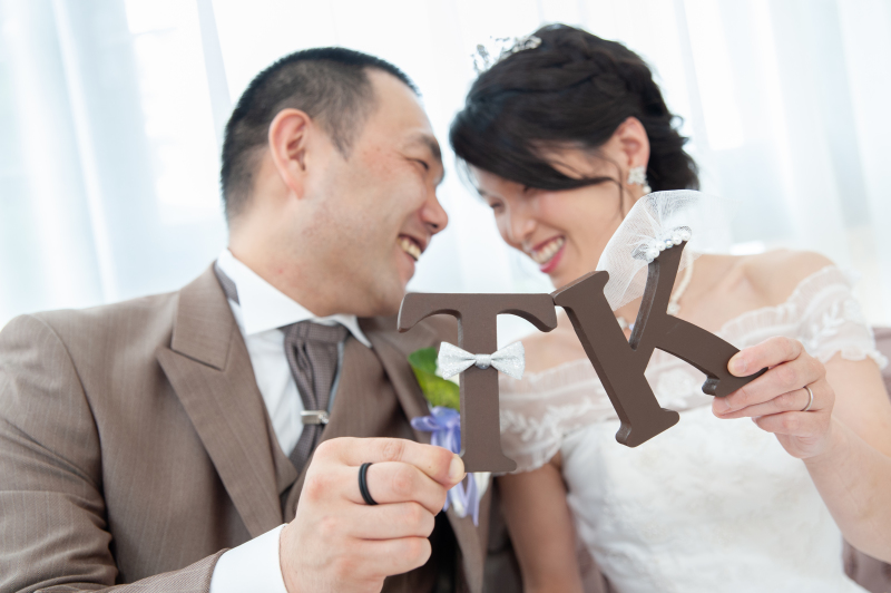 イニシャルもお二人も