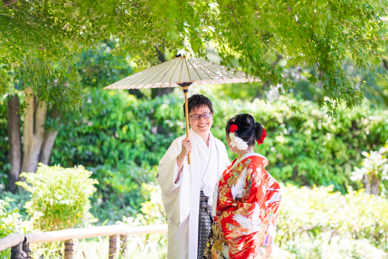 暑さも笑顔で楽しむ撮影時間