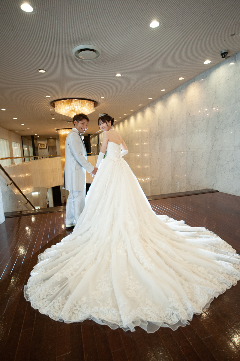 振り返りショット