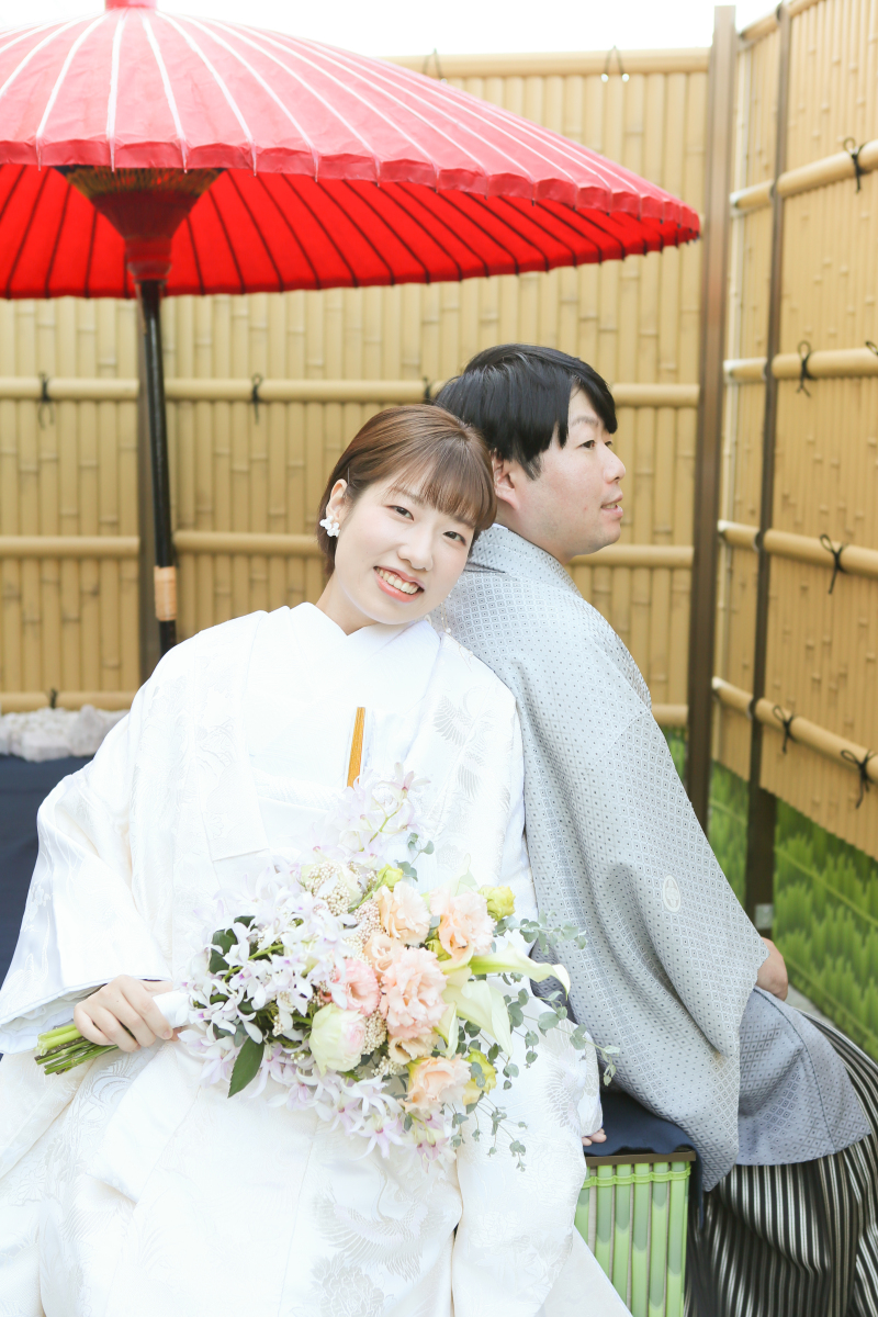 お外でも撮影♡