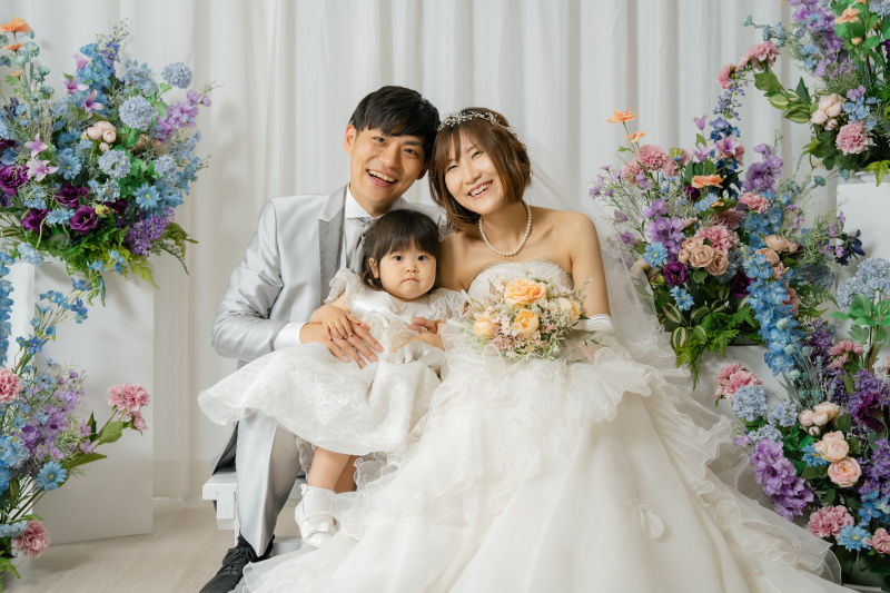 三人での撮影も