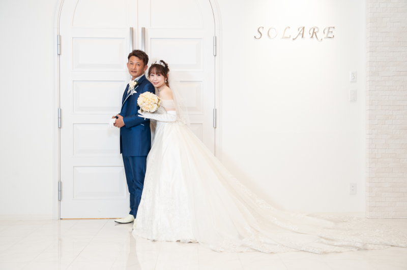 チャペルの扉で