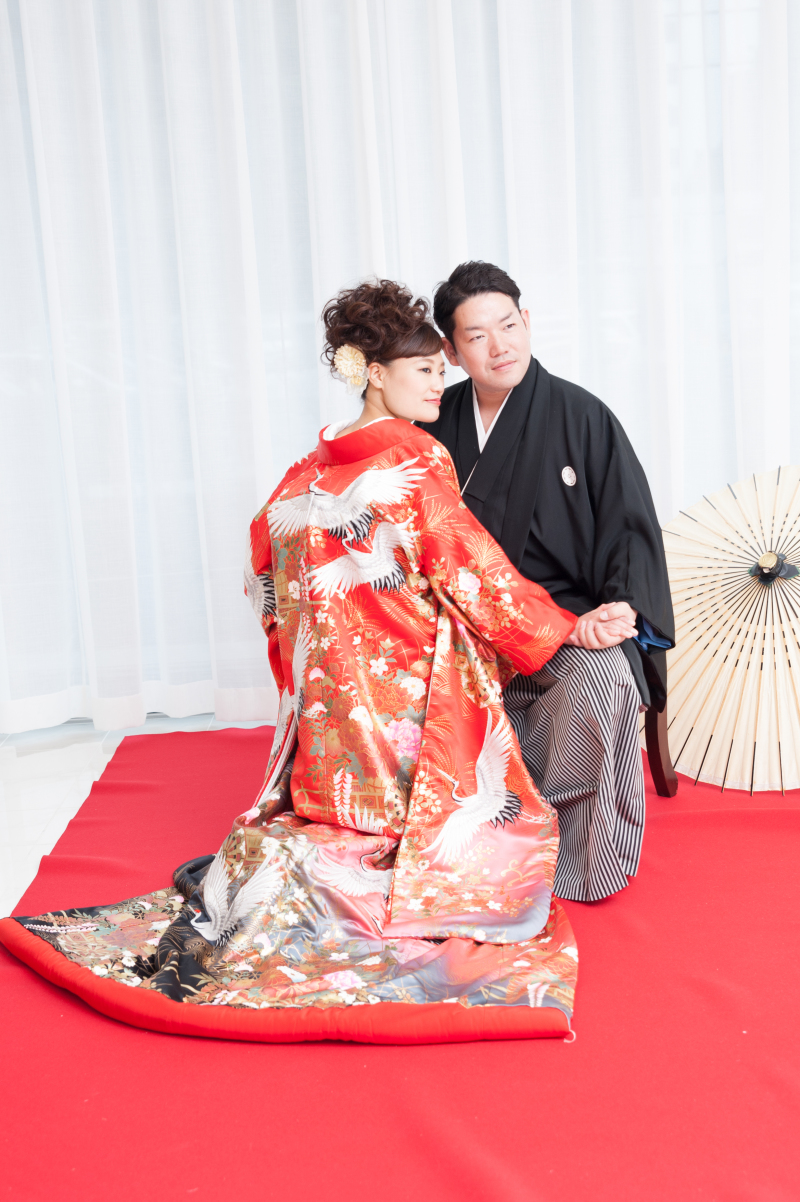 お着物のお柄もしっかりと残します！