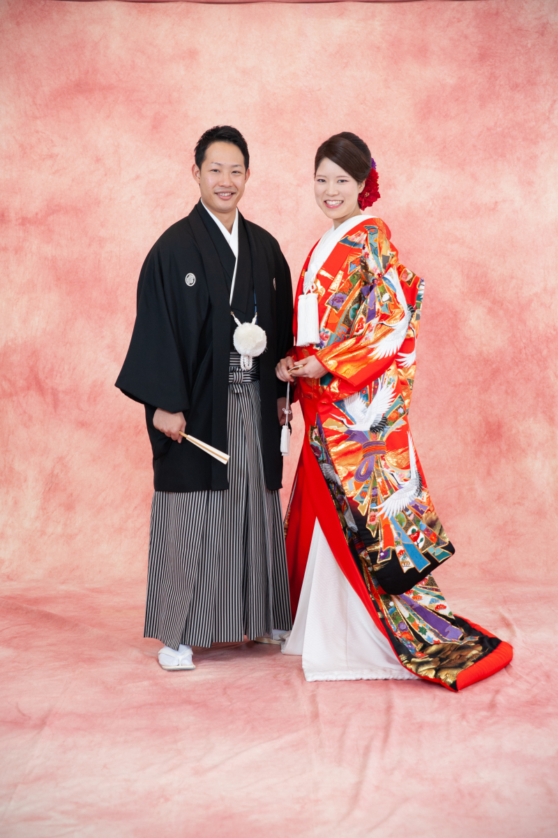 和装から撮影スタート!!