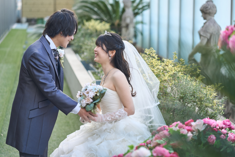 開放感のあるテラスで