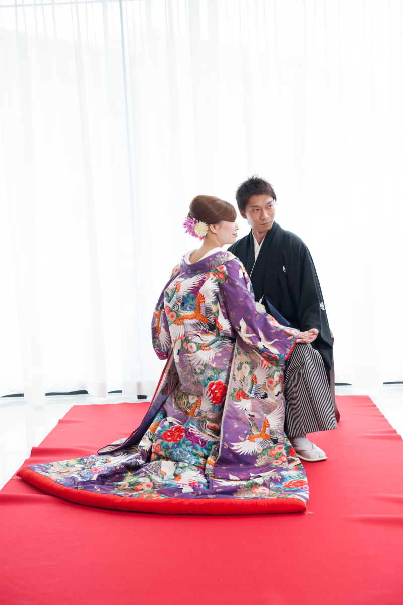 和装から撮影スタート