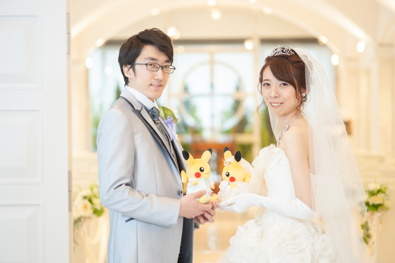 ピカチュウと一緒