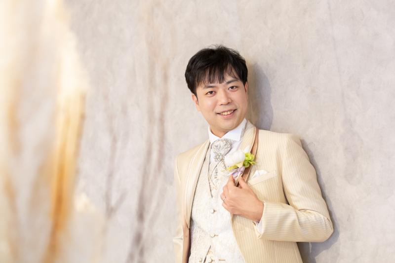 ご新郎様もソロショット