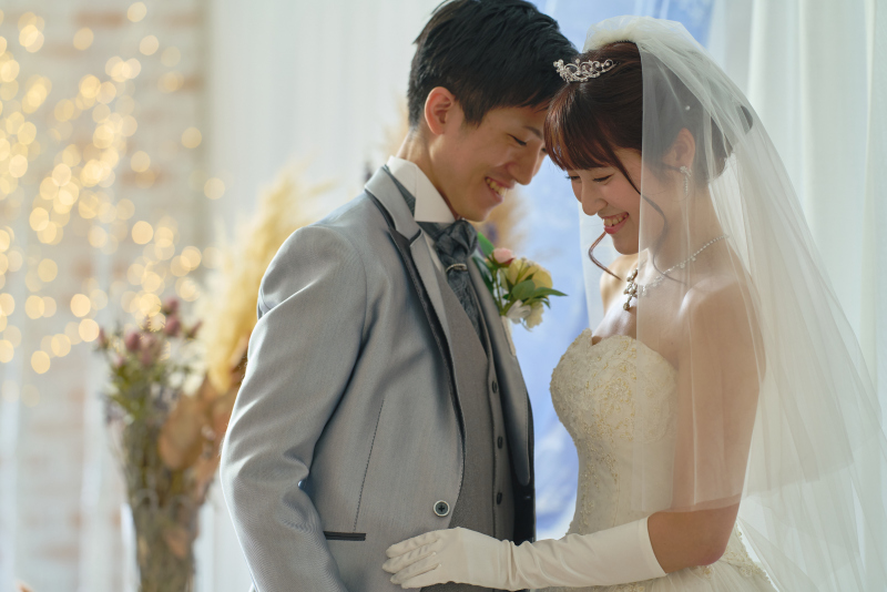 アップで表情をメインに