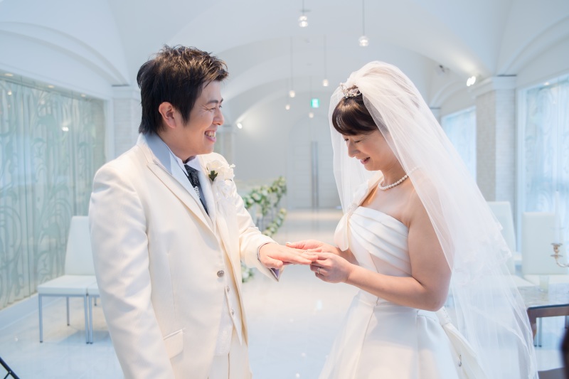 つづいてはご新婦様からご新郎様へ
