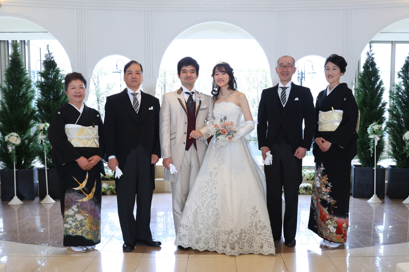 第一礼装での集合写真