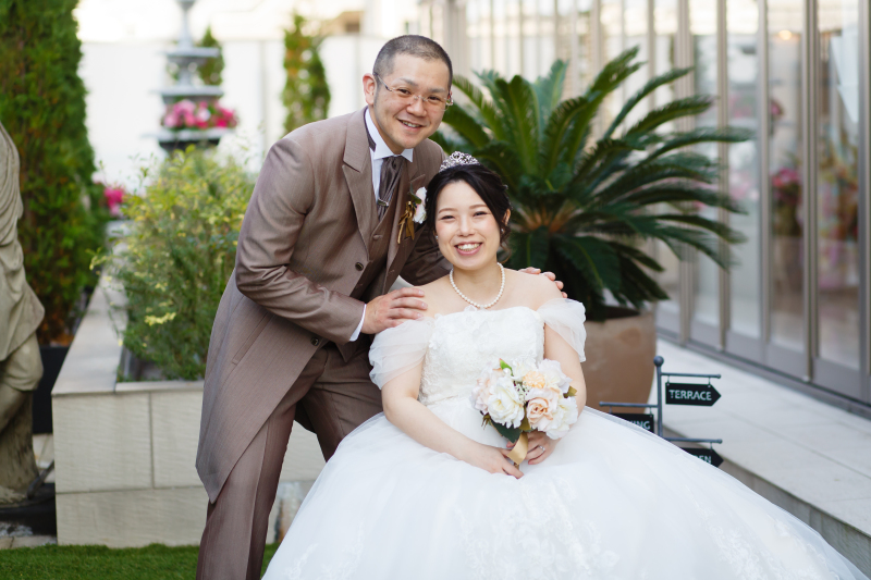 ガーデンテラスで