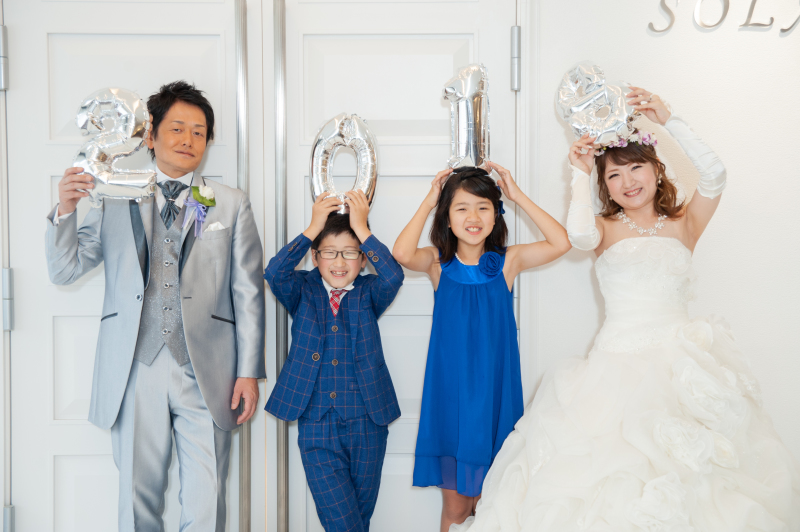 【館内ロケーション撮影】お子様も主役のパパ＆ママ☆フォトウェディング！！