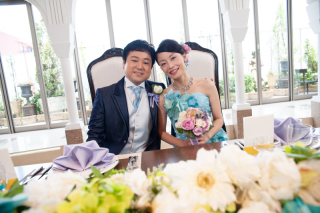 【館内ロケーション撮影】２日間で撮影！夏らしいフォトウェディング２着プラン☆